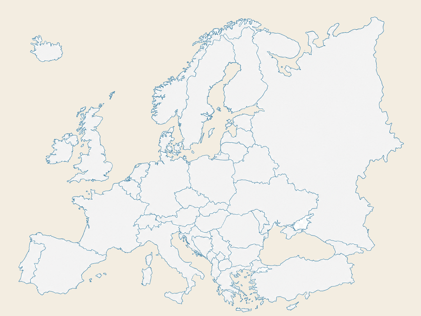 A map of Europe — choose a country