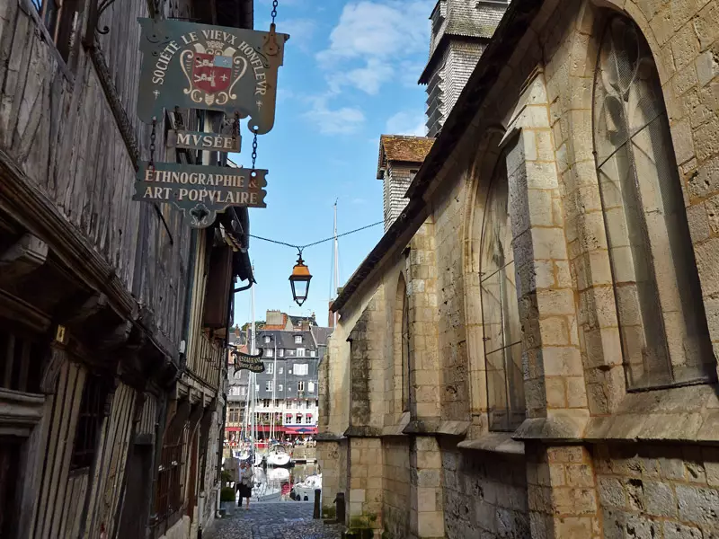 The old market hall of Honfleur