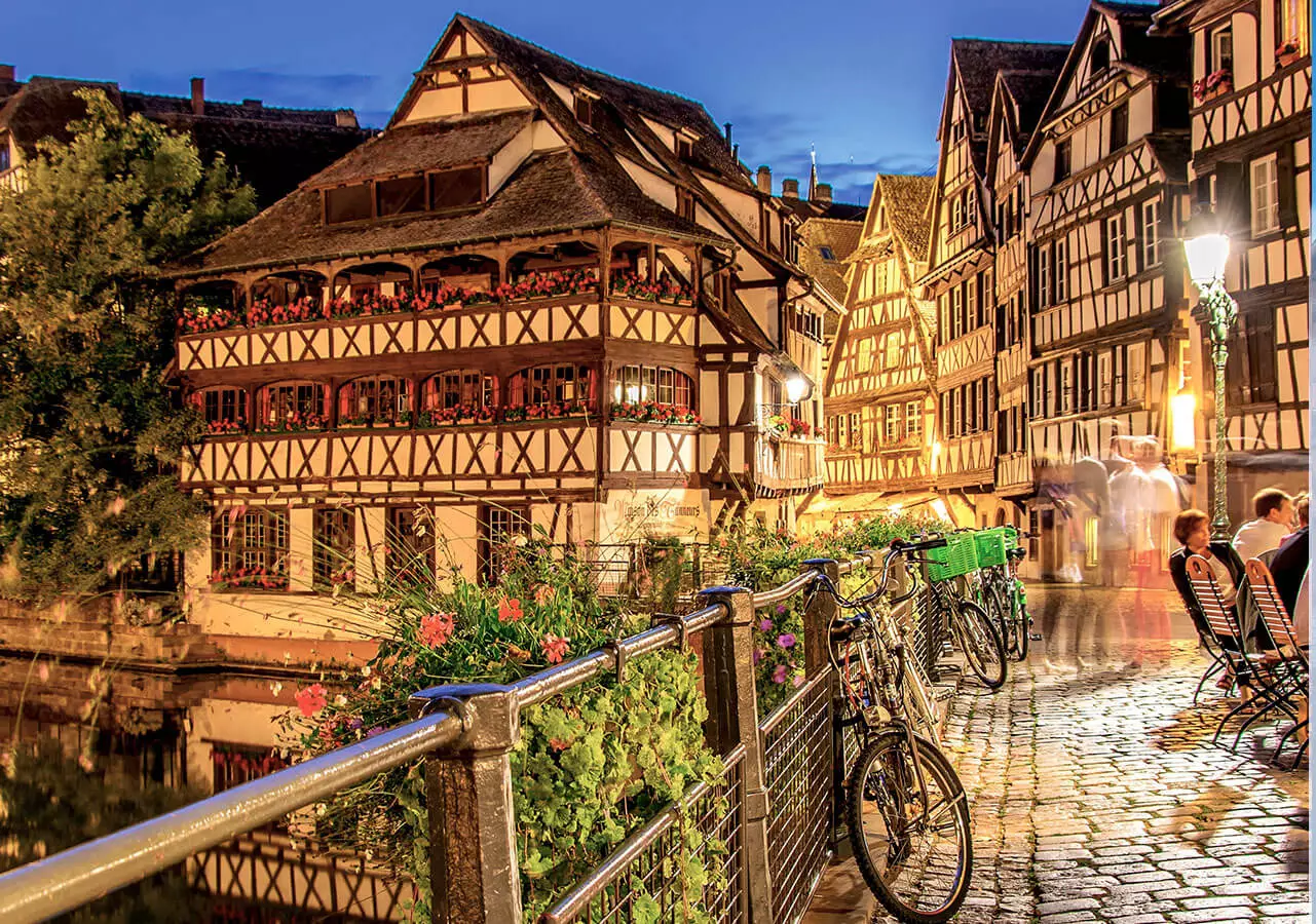 The old town of Strasbourg