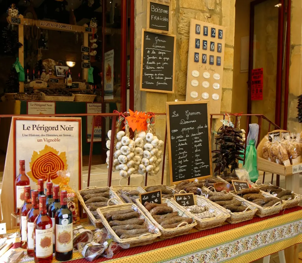 Food shop in Dordogne