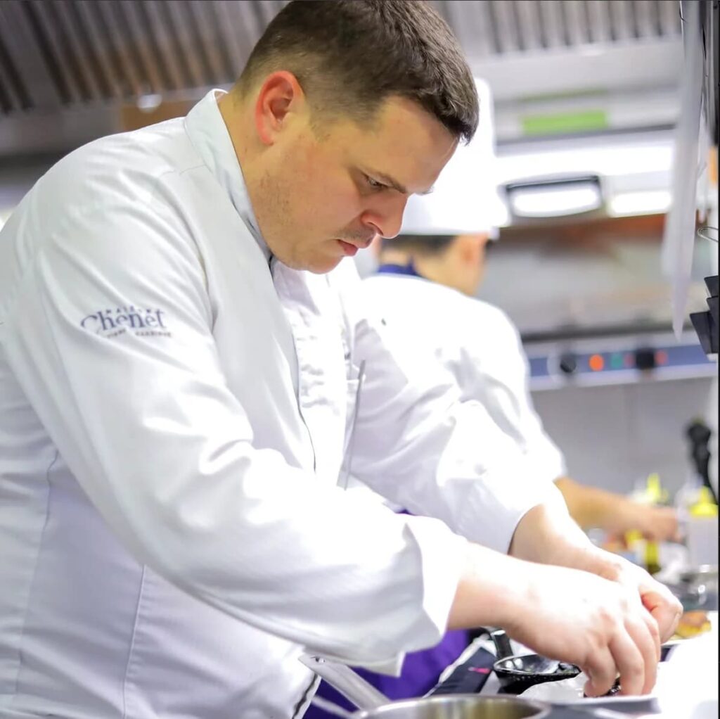 Chef cooking 