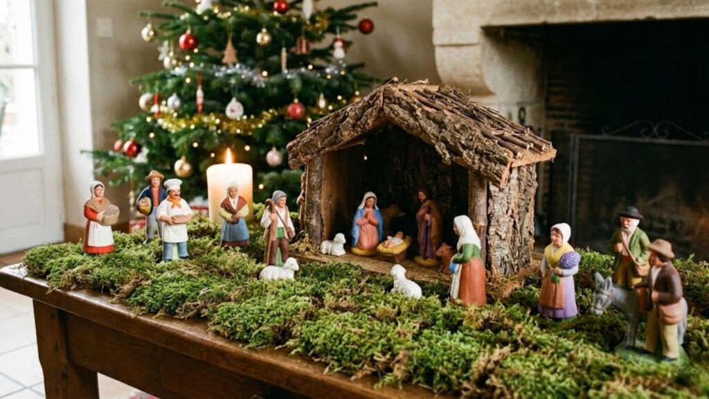 A creche in a french home