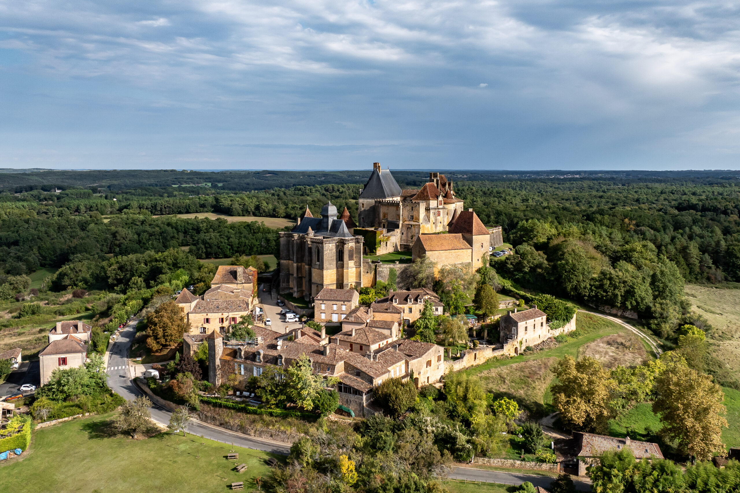 The Château de Biron in the Périgord