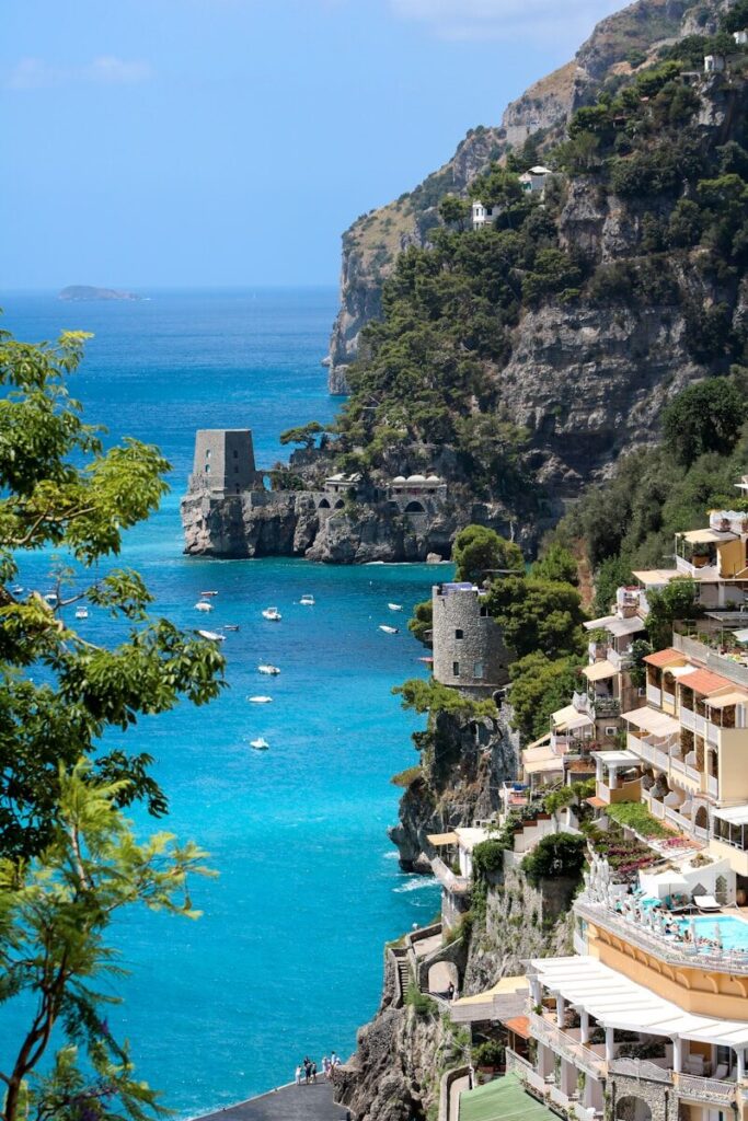 Amalfi Coast in Summer: The Right Hour from Capri to Ravello 1 buildings on hill facing ocean