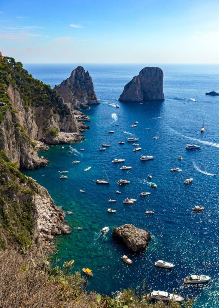 boat on open water