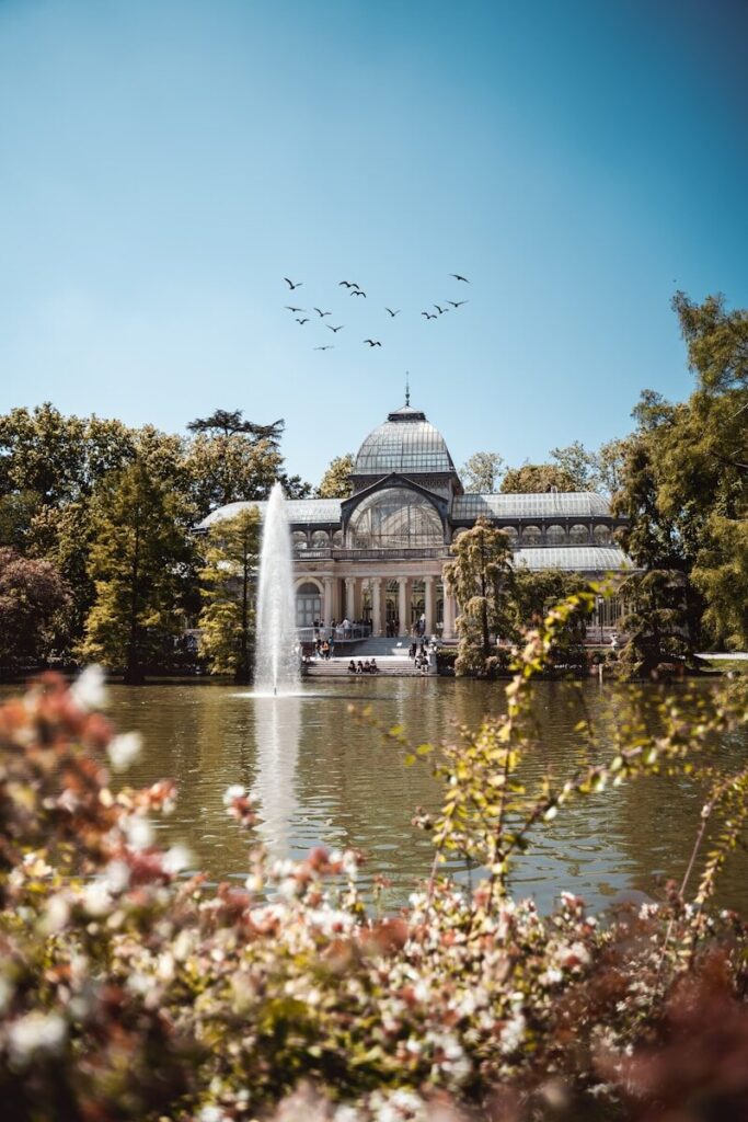 Tenerife to Ribera del Duero: A Private Wine Journey 5 Crystal palace in a beautiful park setting.